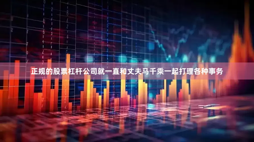 正规的股票杠杆公司就一直和丈夫马千乘一起打理各种事务